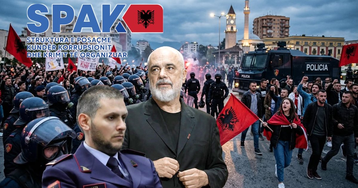 Studentët, avokatët dhe shoqëria civile kallëzojnë në SPAK Edi Ramën, Skënder Hitën dhe zinxhirin komandues të policisë për 180 krime të dokumentuara, ndërsa blindat, efektivët me maska dhe plumbat vdekjeprurës që u përdorën për të shtypur protestën pritet t’i japin goditje fatale makinerisë së terrorit shtetëror