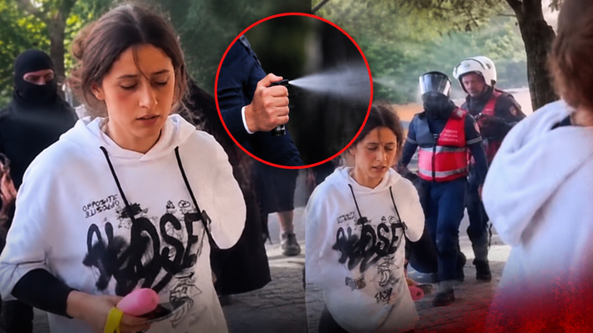 2500 euro me uniformë, efektivët dhunojnë dy vajza të reja dhe u hedhin spraj me piper në sy