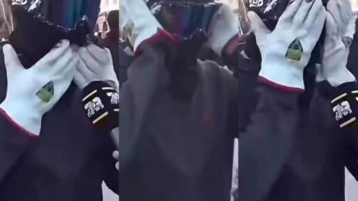 Protestuesi i maskuar bëhet viral pasi habit reporterin me gjeste duarsh, ja çfarë kuptimi kanë ato