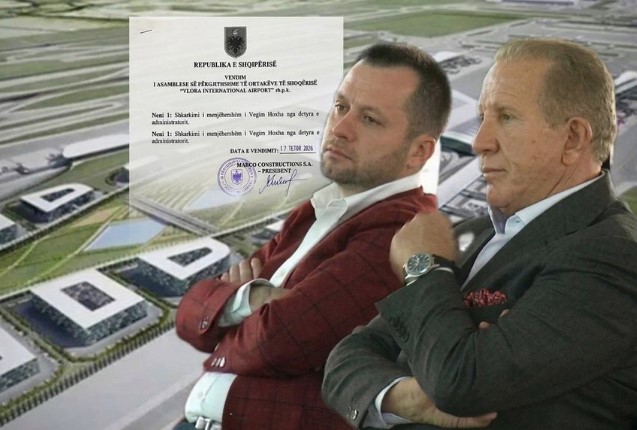Behgjet Pacolli shkarkon administratorin e Aeroportit të Vlorës për të marrë kontrollin e plotë