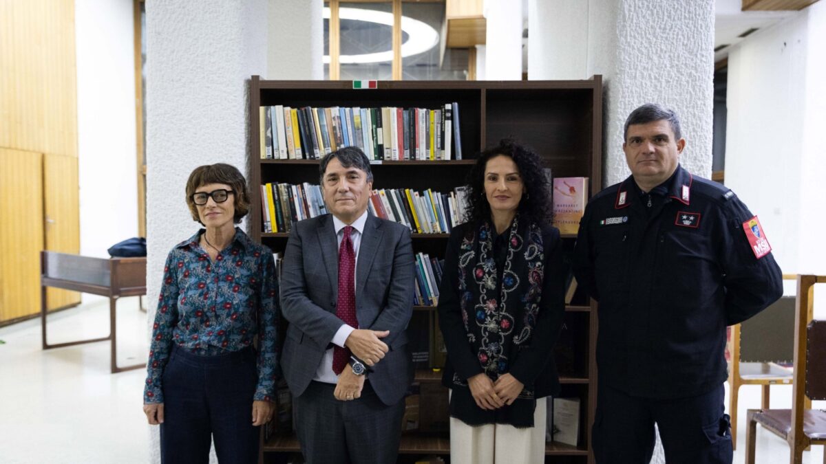 Biblioteka Kombëtare e Kosovës pasurohet me libra në gjuhën italiane nga Torino