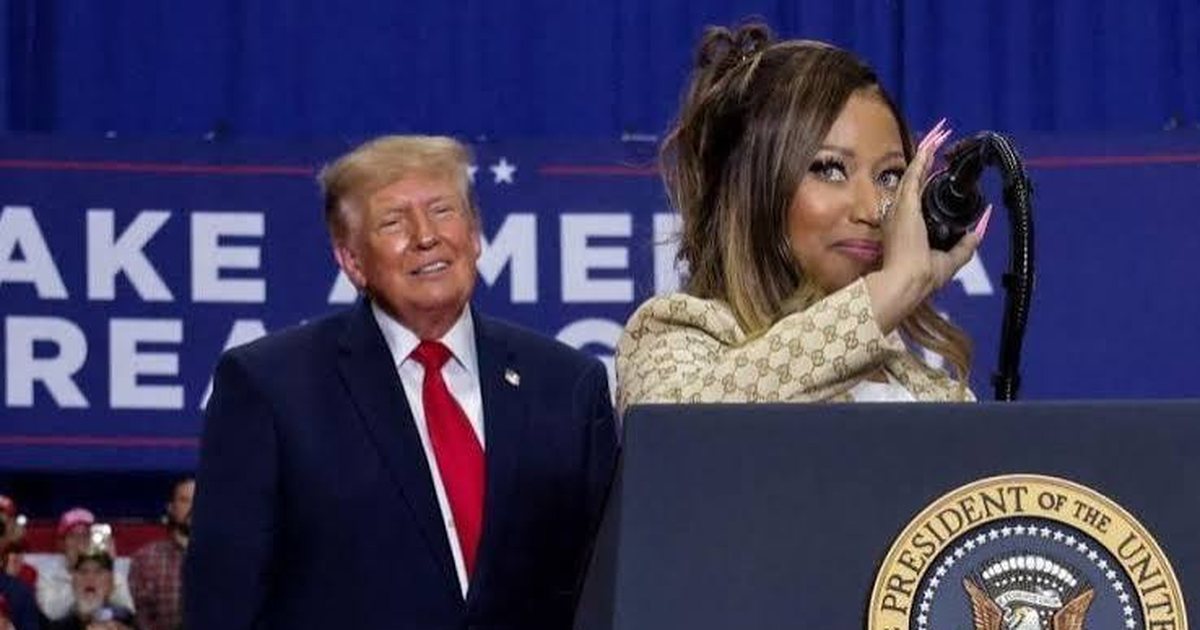 Nicki Minaj mbështet Trumpin në tubimin në Michigan