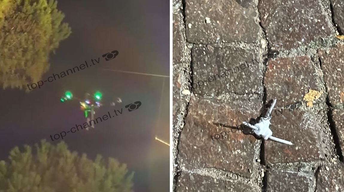 Protestuesit rrëzojnë dronin e policisë dhe bllokojnë blindat me tela