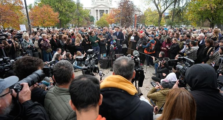 Studentët në Serbi pro BE-së por kundër sanksioneve ndaj Rusisë