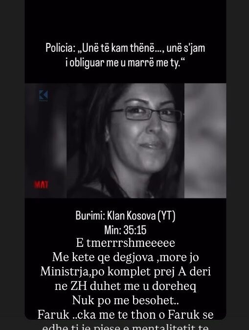Vesa Luma kërkon dorëheqjen e të gjithëve pas audios me policin