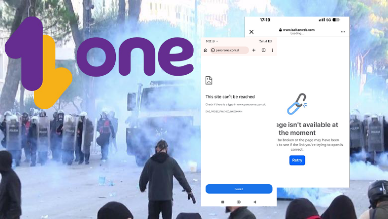 Abonentët e One Albania ngrenë alarmin për ndërprerjen e shërbimit të internetit gjatë protestave studentore